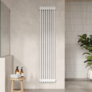 Hudson Reed Colosseum Traditional 3 Column Radiator - White - Image 9