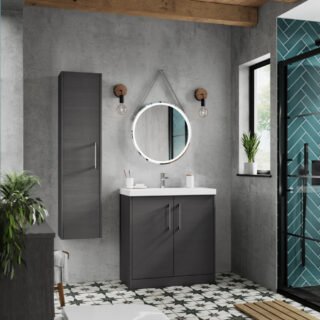 Hudson Reed Juno 2 Door Floorstanding Vanity Unit With Basin 2 - 1 TH - Image 4