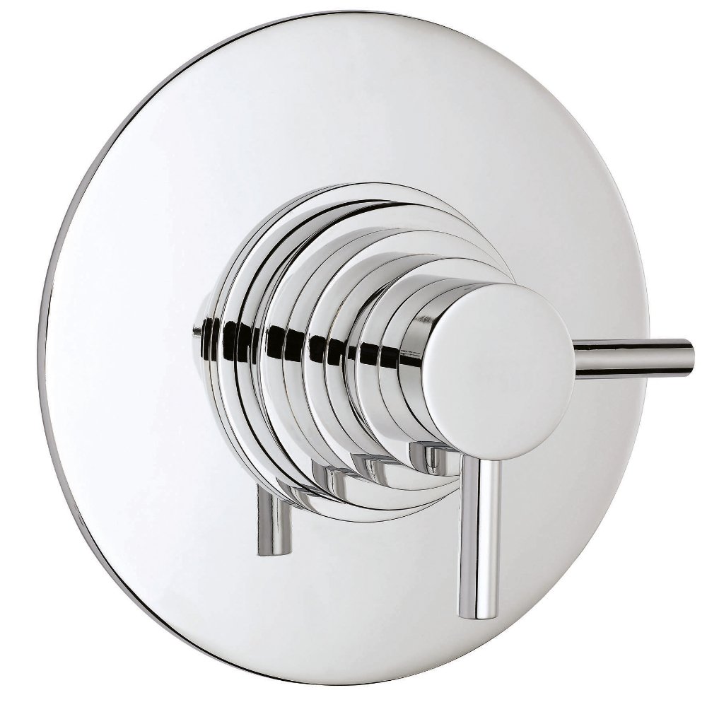 Hudson Reed Tec Dual 1 Outlet Thermostatic Concealed Shower Valve - Chrome