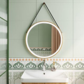Hudson Reed Round Illuminated Mirror - Image 11