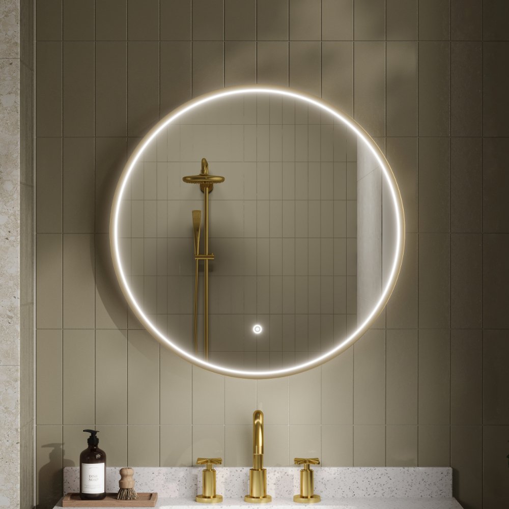 Hudson Reed Mensa Round LED Illuminated Mirror - Image 5