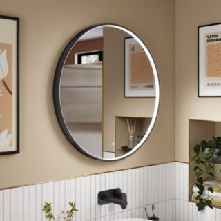 Hudson Reed Mensa Round LED Illuminated Mirror - Image 7