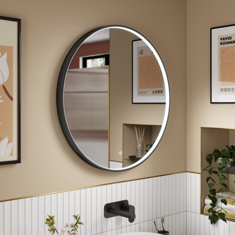 Hudson Reed Mensa Round LED Illuminated Mirror - Image 7