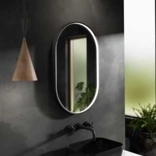 Hudson Reed Columba LED Illuminated Mirror - 800mm x 500mm - Image 4