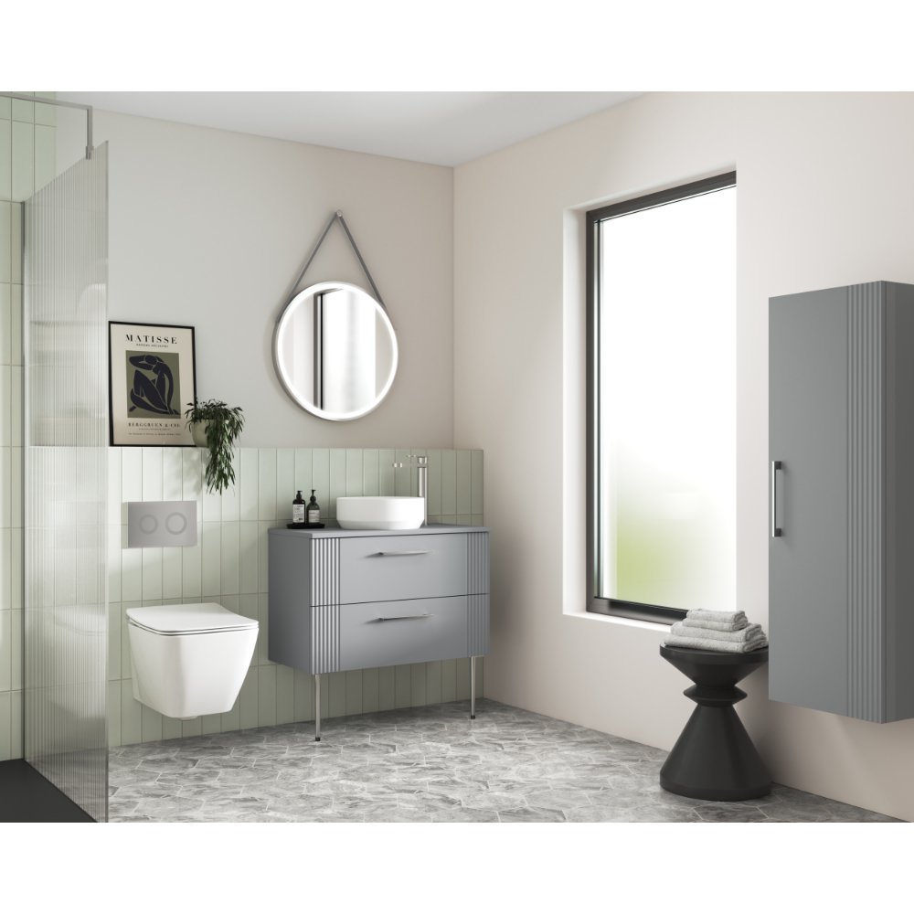 Hudson Reed Wall Hung Vanity Unit Decorative Leg Set - Image 2