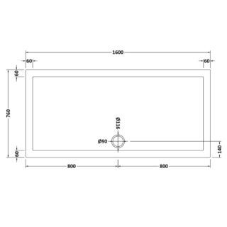 Hudson Reed Rectangular Shower Tray - White - Image 28