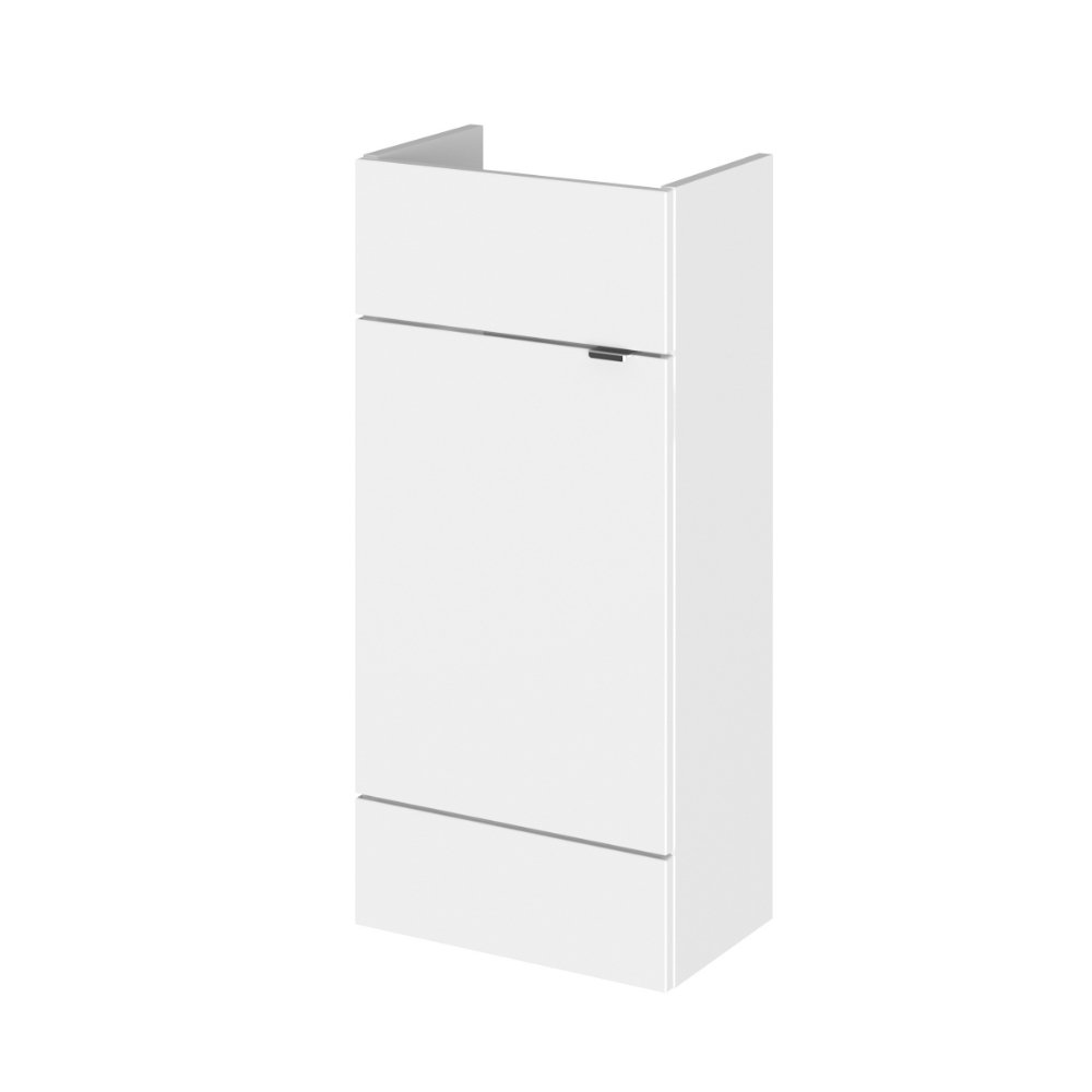 Hudson Reed Fusion Compact 1 Door Fitted Floor Standing Vanity Unit - 400mm Wide