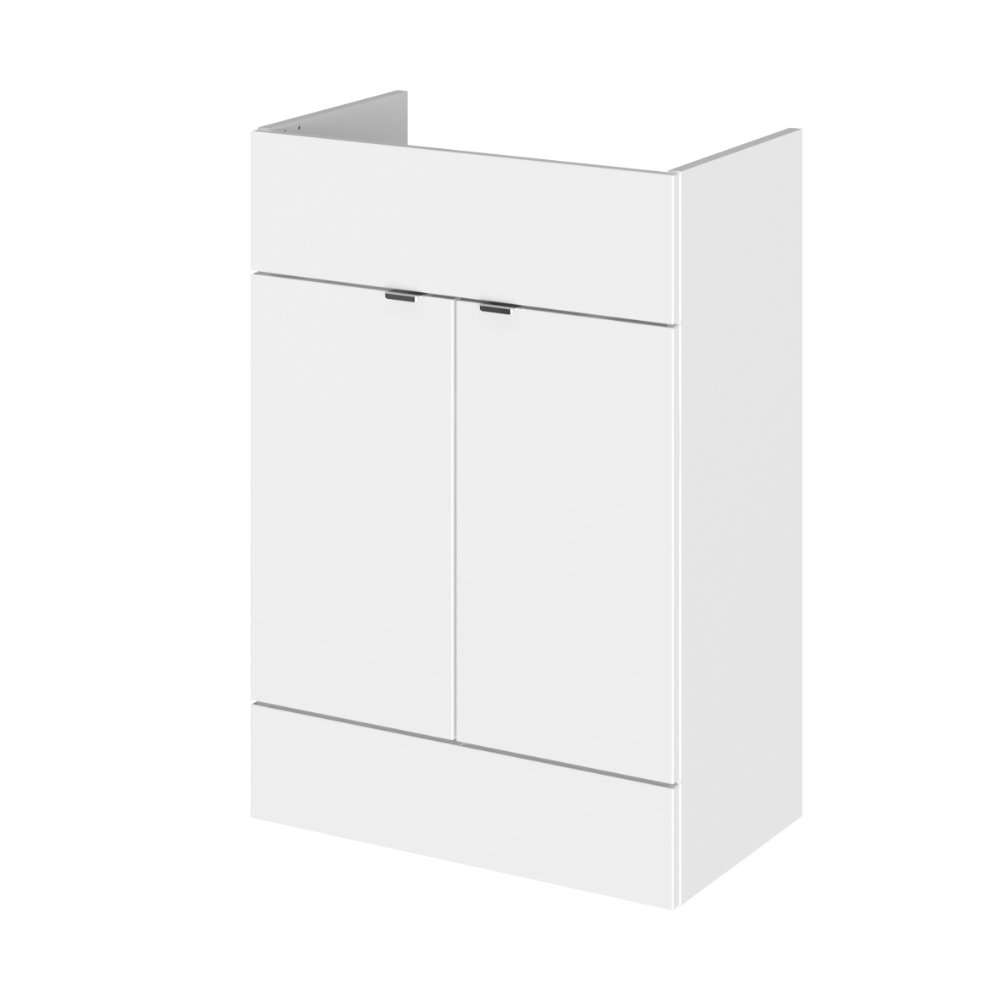 Hudson Reed Fusion 2 Door Fitted Floor Standing Vanity Unit - 600mm Wide