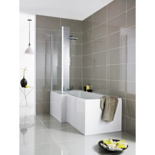 Hudson Reed Shower Bath Front Panel - 1700mm Long - Image 2