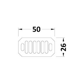 Hudson Reed Carlton Overflow Cover - Image 2