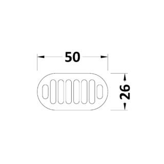 Hudson Reed Chancery Overflow Cover - Image 2