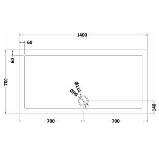 Hudson Reed Rectangular Shower Tray - Grey Slate - Image 20