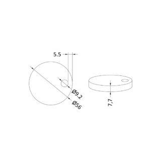 Hudson Reed Toilet Seat Cover Caps - Image 2