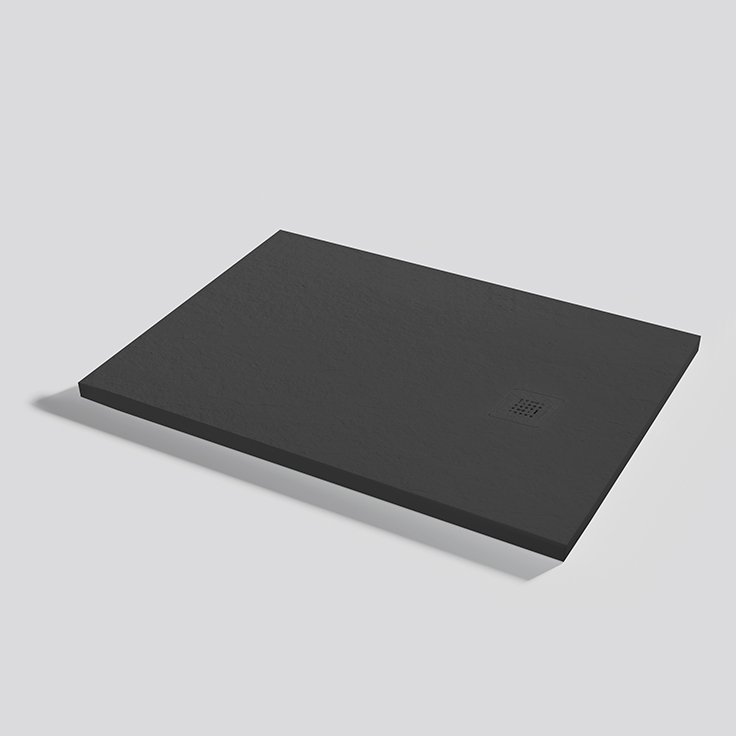 Acquabella Base Slate Shower Tray - Ink - Size Options