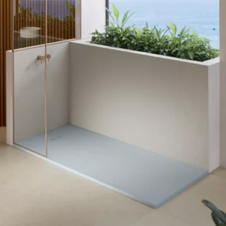 Acquabella Alma Slate Rectangular Shower Tray - Blanco - Image 11