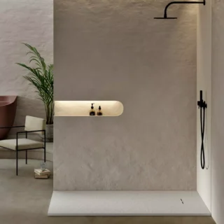 Acquabella Alma Slate Rectangular Shower Tray - Blanco - Image 15