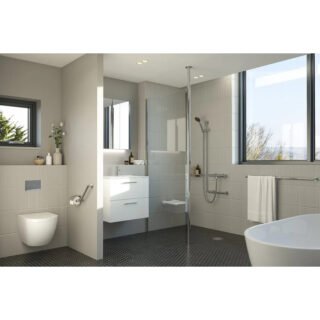 Impey Aqua Dec Square Wetroom Former Tray With Horizontal Outlet Gravity Waste And Waste Grate - Image 7