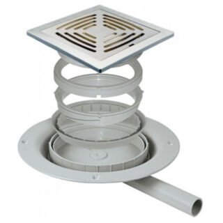 Impey Aqua Dec Wetroom Former Tray With Horizontal Outlet Pumped Waste And Waste Grate - Image 3