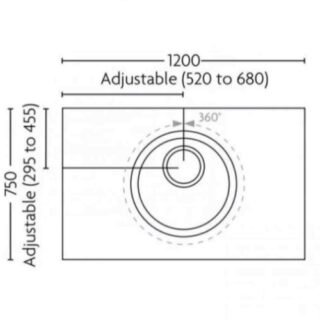 Impey Aqua Dec Wetroom Former Tray With Horizontal Outlet Pumped Waste And Waste Grate - Image 5