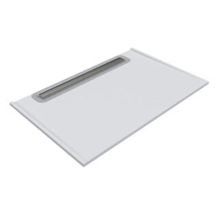 Impey Aquadec Linear 1 Rectangular Wetroom Floor Former Tray with Gravity Waste - Vertical Outlet - Image 2