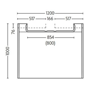 Impey Aquadec Linear 1 Rectangular Wetroom Floor Former Tray with Gravity Waste - Vertical Outlet - Image 15