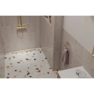 Impey Aquadec Linear 1 Rectangular Wetroom Floor Former Tray with Gravity Waste - Vertical Outlet - Image 7