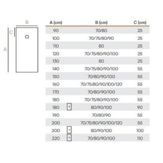 Acquabella Base Slate Shower Tray - Ink - Size Options - Image 18