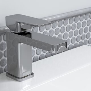 Aarva Bath/Shower Mixer & Bracket - Chrome - Image 3