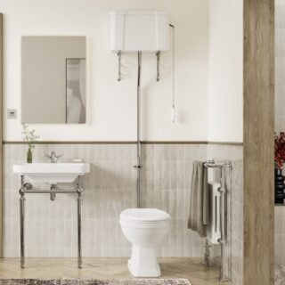 Tvara 610mm 1TH Console Basin - Chrome - Image 2