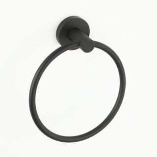 Asha Towel Ring - Black - Image 1