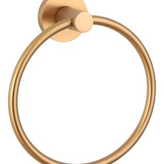Asha Towel Ring - Brushed Bronze - Image 1