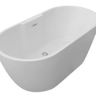 Harit Freestanding 1550x745x580mm 0TH Bath - Gloss White