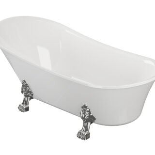 Tanu Freestanding 1620x700x770mm 0TH Bath w/Feet - Image 2