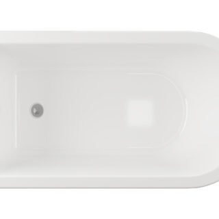 Kavya Freestanding 1700x750x650mm 2TH Corner Bath w/Feet - Image 3