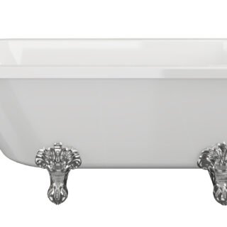 Kavya Freestanding 1700x750x650mm 2TH Corner Bath w/Feet - Image 1