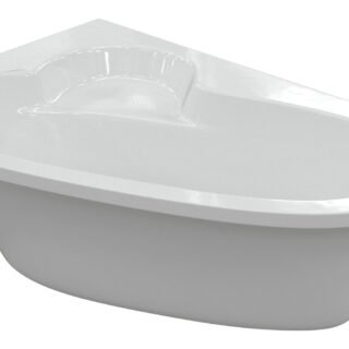 Aarna 1500x950x600mm 0TH Offset Corner Bath w/Legs (LH) - Image 3