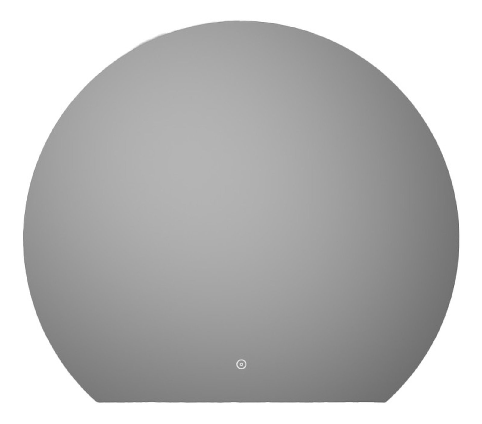 Ojas 800x700mm Round Back-Lit LED Mirror
