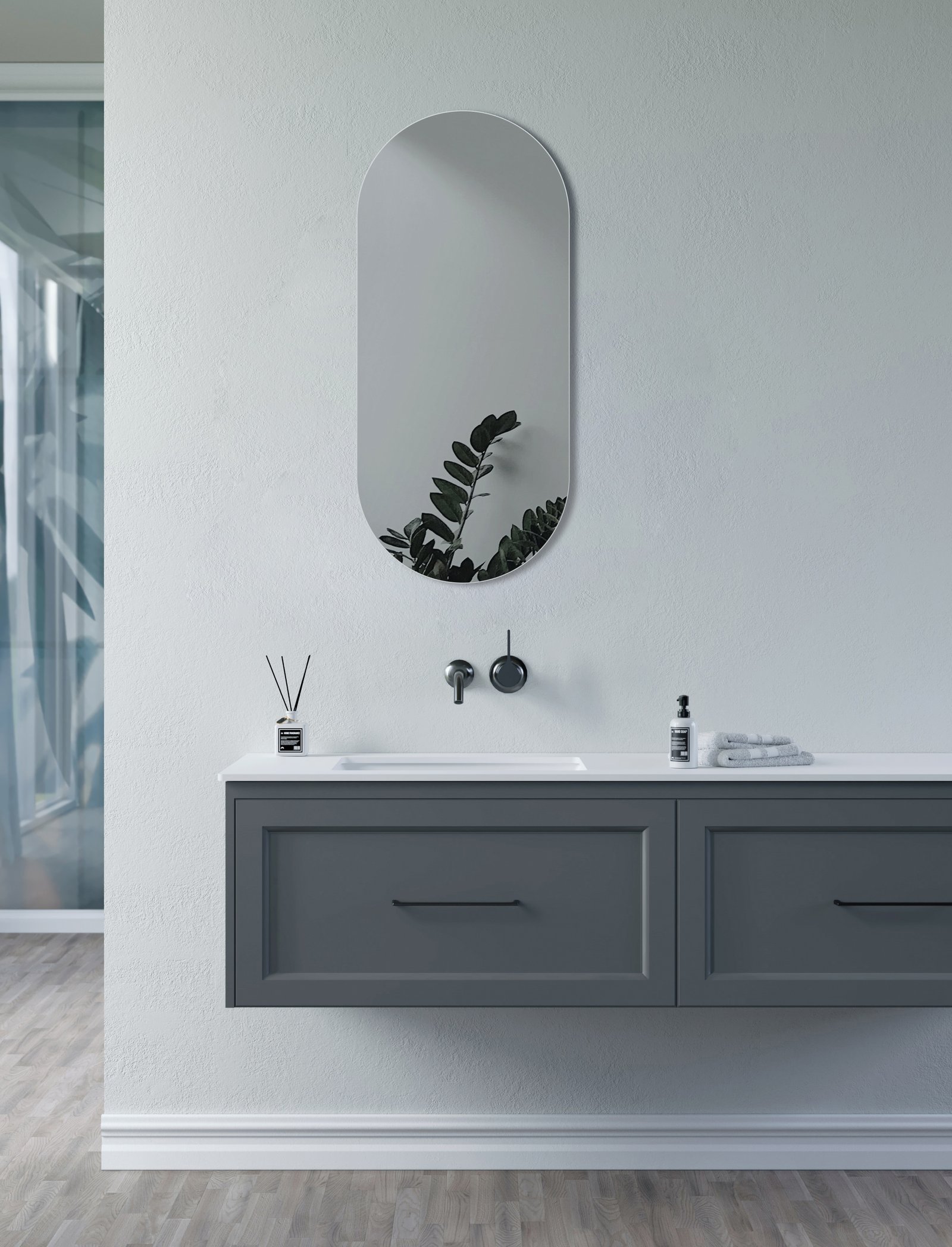 Arka 400x800mm Oblong Mirror - Image 3