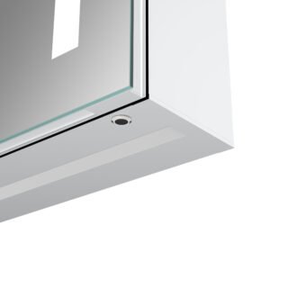 Soma 500mm 1 Door Front-Lit LED Mirror Cabinet - Image 3