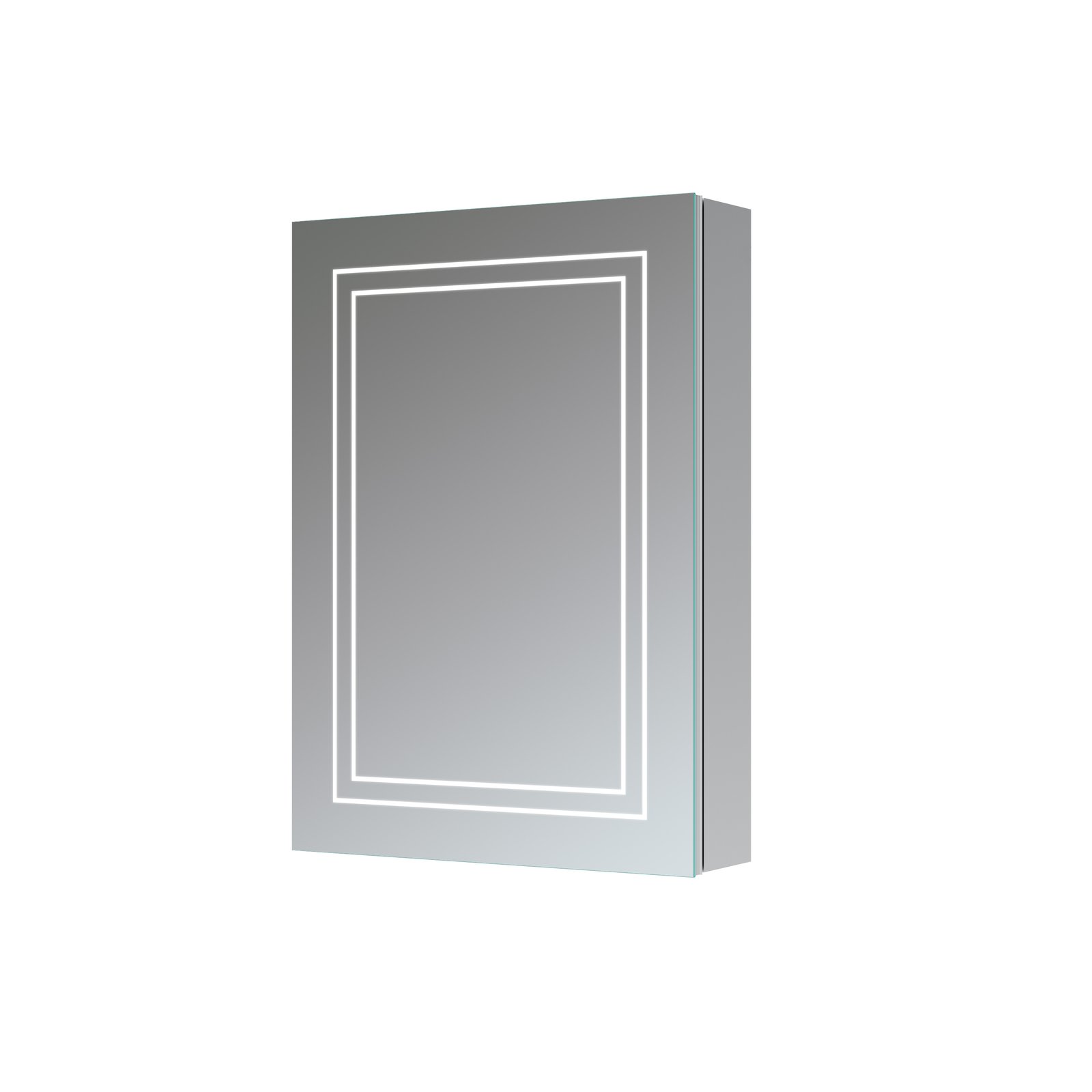 Sukha 500mm 1 Door Front-Lit LED Mirror Cabinet