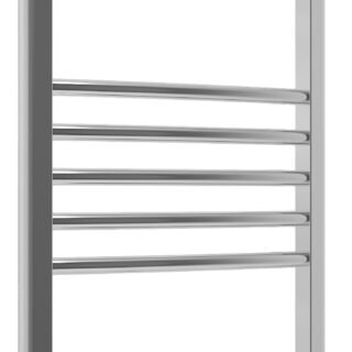 Gahana Curved 30mm Ladder Radiator (600x1200x30mm) - Chrome - Image 1