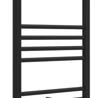 Gahana Straight 30mm Ladder Radiator (500x800x30mm) - Matt Black - Image 1