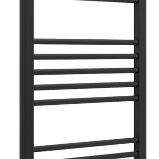 Gahana Straight 30mm Ladder Radiator (600x1200x30mm) - Matt Black - Image 1
