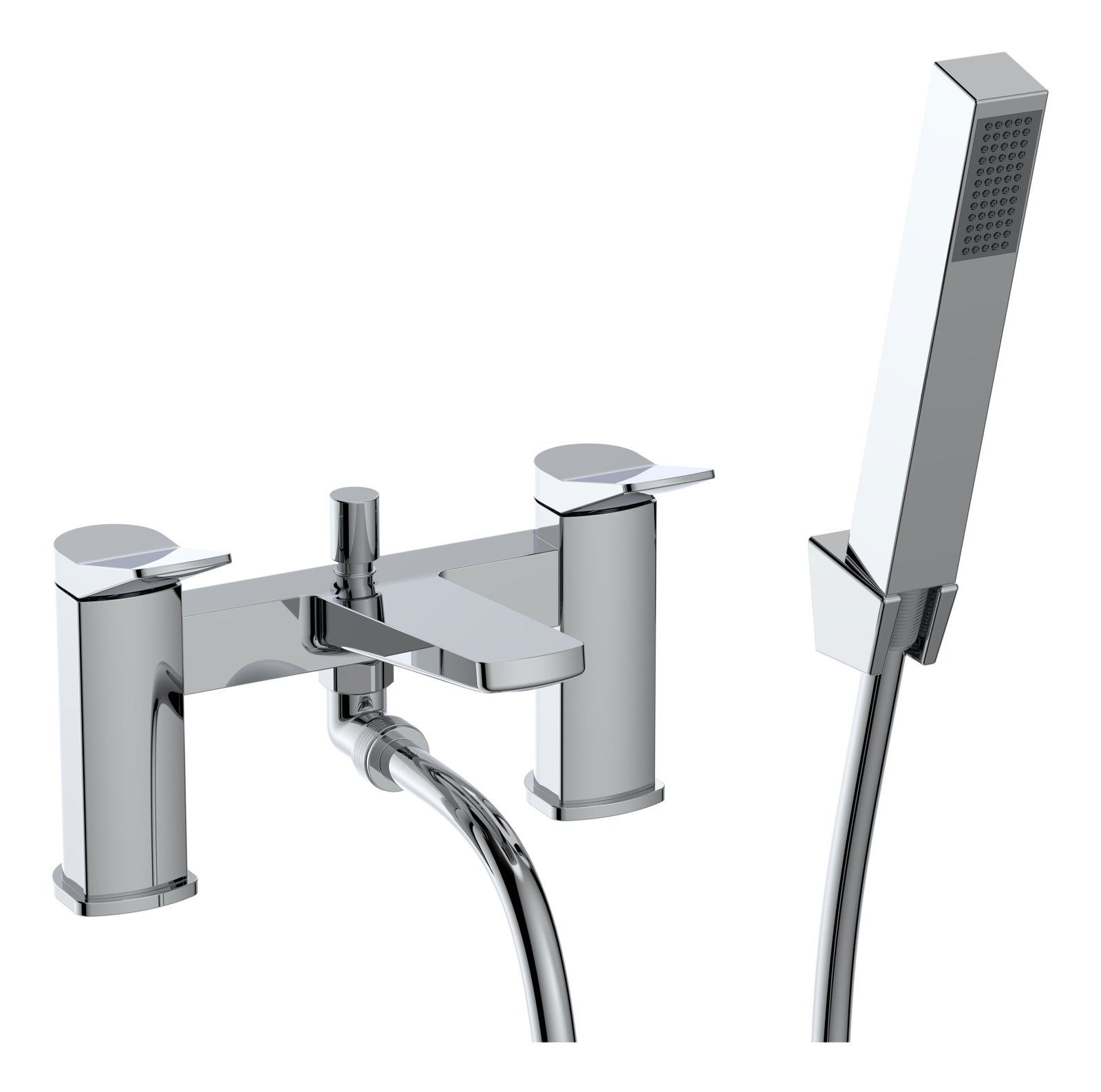 Nira Bath/Shower Mixer & Bracket - Chrome