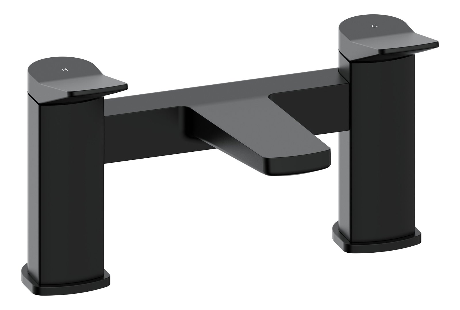 Nira Bath Filler - Matt Black