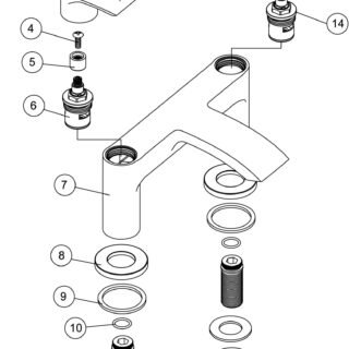 Vira Bath Filler - Chrome - Image 2