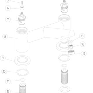 Leera Bath Filler - Chrome - Image 2