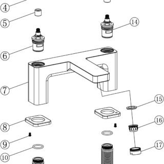Aarva Bath Filler - Chrome - Image 2