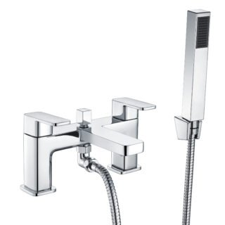 Aarva Bath/Shower Mixer & Bracket - Chrome - Image 1