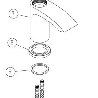 Vira Basin Mixer - Chrome - Image 2